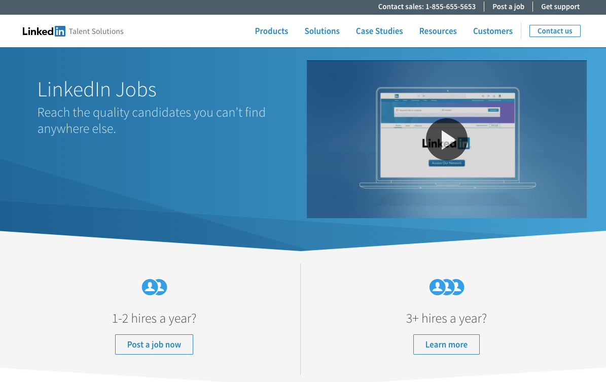 Post Jobs Employer Job Postings LinkedIn Talent Solutions