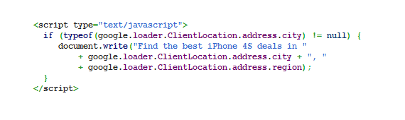 geolocation javascript