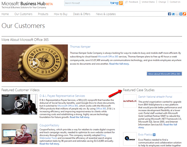 Example of a case study picture