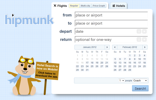 hipmunk loading screen replay information