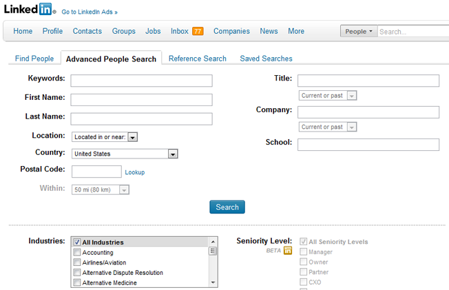  alternative and sophisticated online search engine linkedin individuals browse