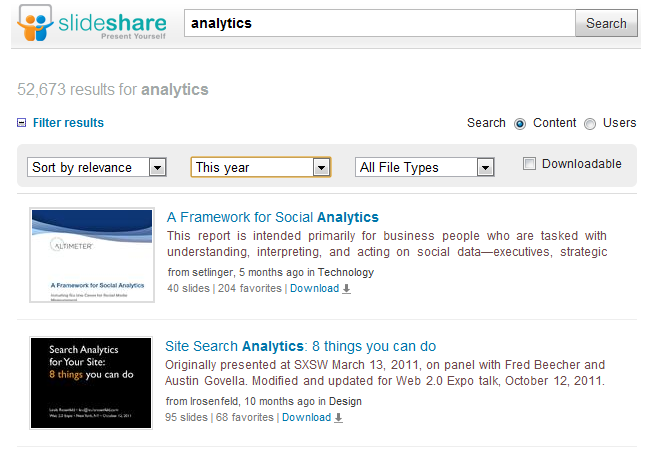 advanced and alternative search engines  slideshare