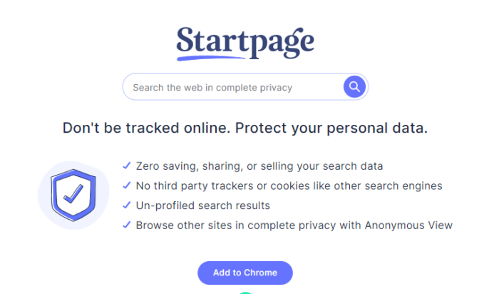  startpage advanced and alternative online search engine