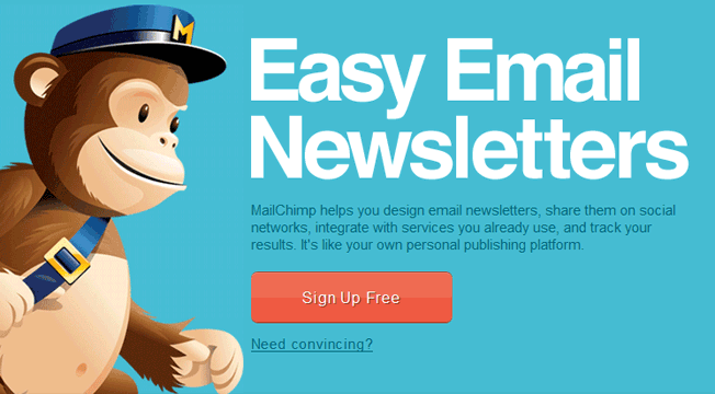 mailchimp homepage copy