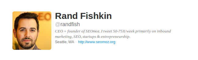 Rand Fiskin Twitter Bio