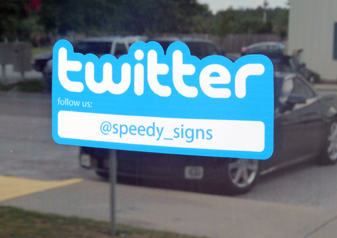 Twitter Local Business Decal