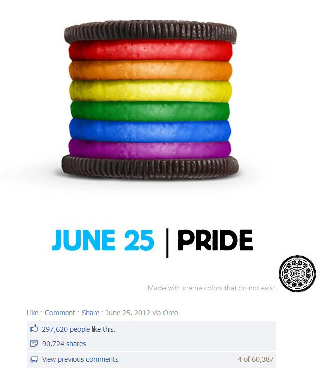 oreo June 25th Pride