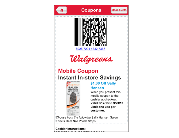Mobile Coupons