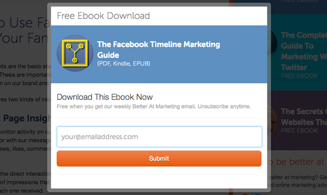 Download a free Facebook marketing ebook.