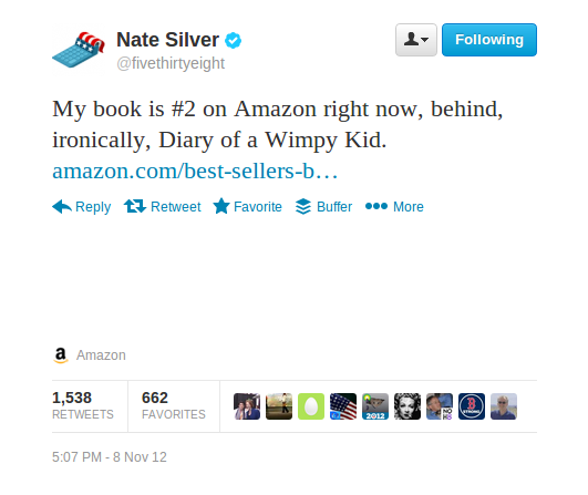 nate silver book #2 Amazon
