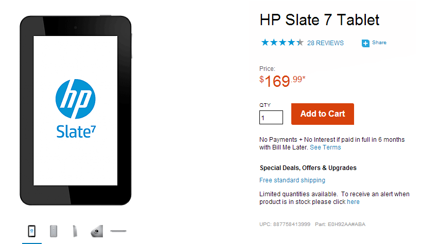 hp slate tablet