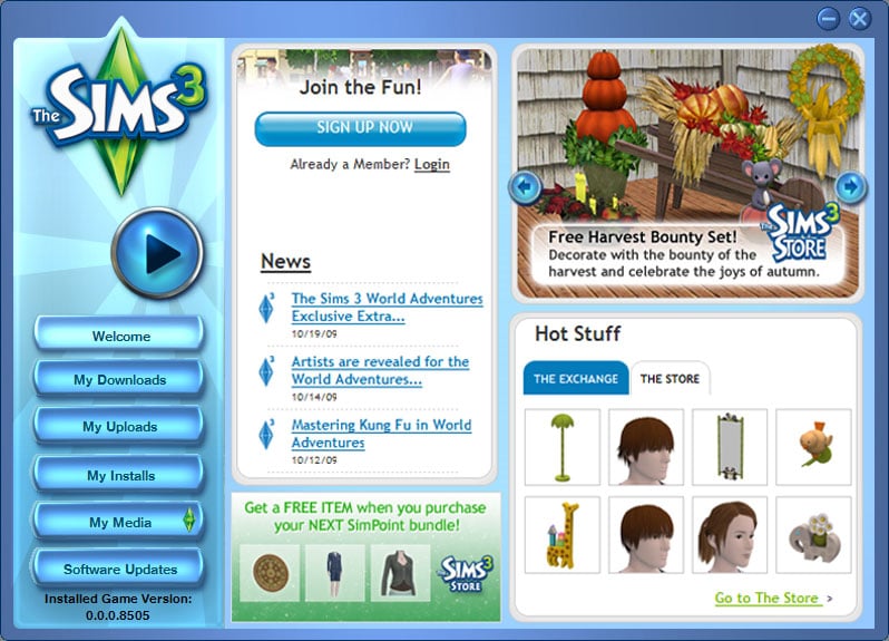 sims 3 free store content