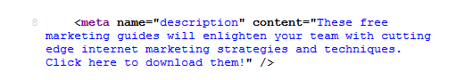 meta description source code