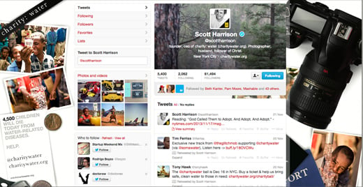 scott harrison twitter account