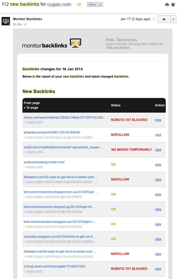 Backlink monitoring. Каталоги статей backlinks.