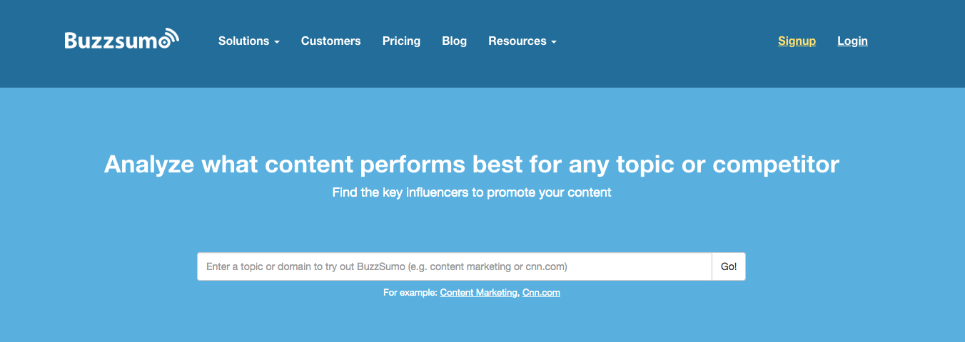  outil de marketing de contenu viral buzzsumo 