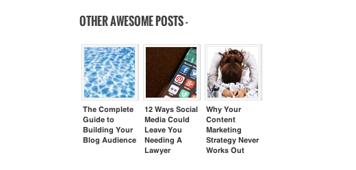 16 other awesome posts