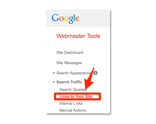 Google Webmaster Tools links to your site