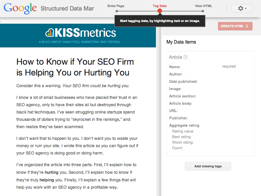 Data article. Aggregate rating value. Data tagging. Structured data. Worst rating.