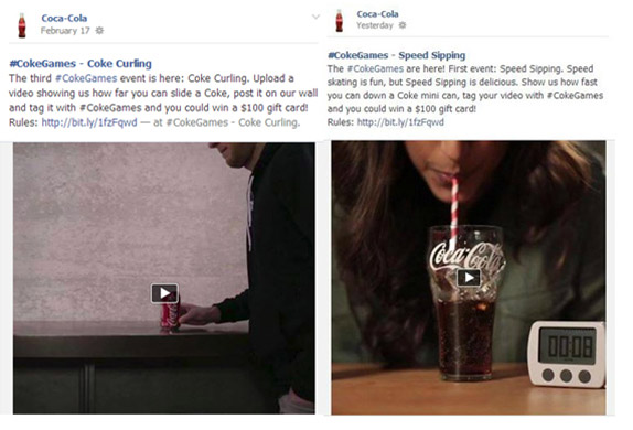 coca cola facebook post