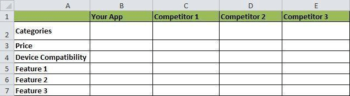 your app vs competitor