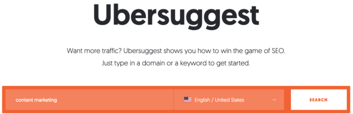 ubersuggest1 700x228 - 15 Free SEO Tools to Drive Traffic, Clicks, and Sales