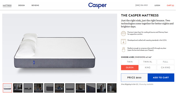 5 casper mattress