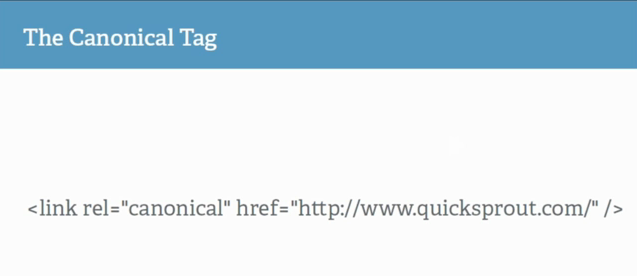 example of a canonical tag