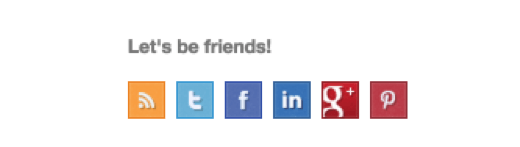 lets be friends social buttons