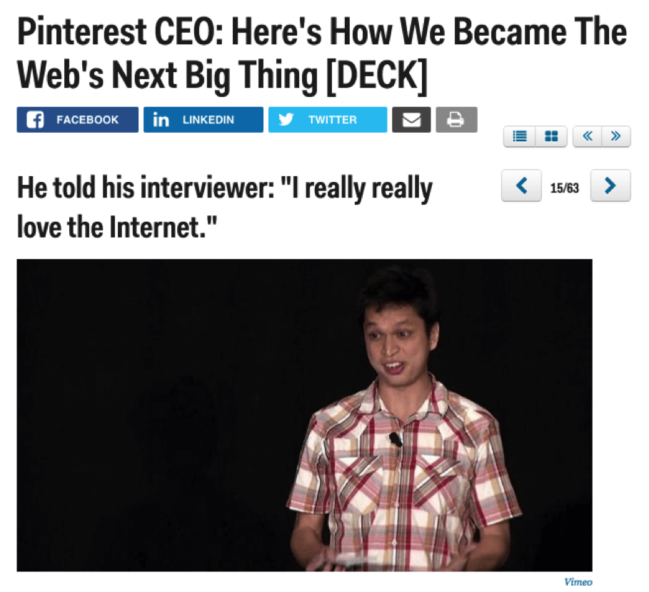 pinterest ceo the next big thing brand storytelling 