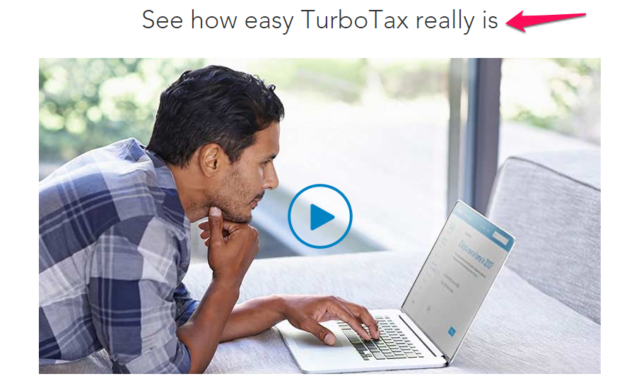 turbotax CTA cliffhanger