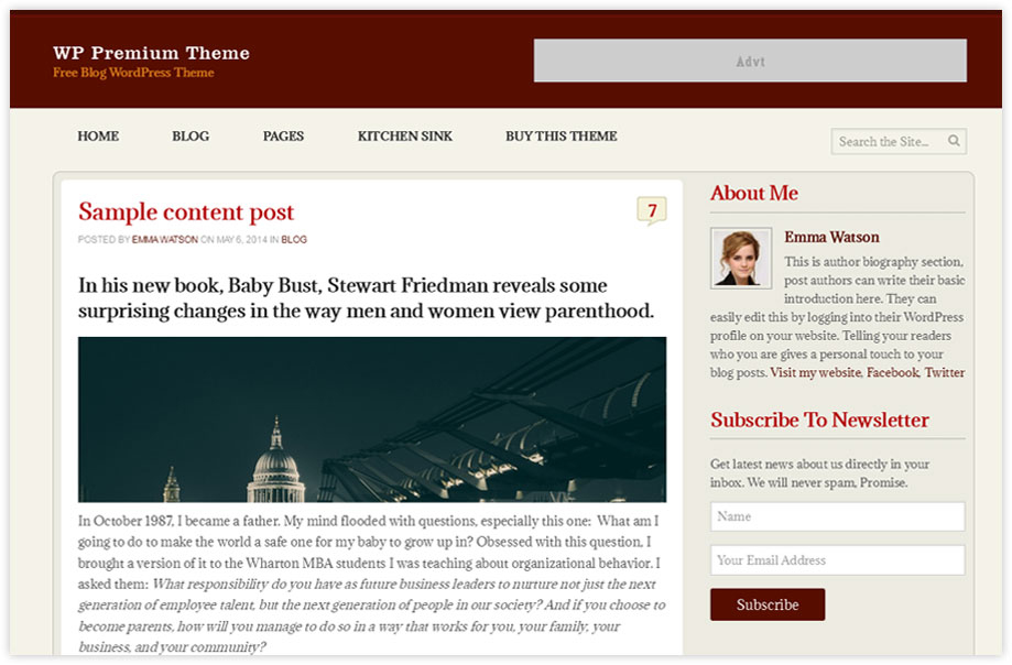 32 Free Wordpress Themes For Effective Content Marketing - 