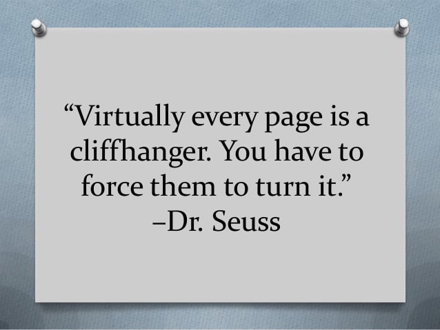 cliffhanger quote dr seuss