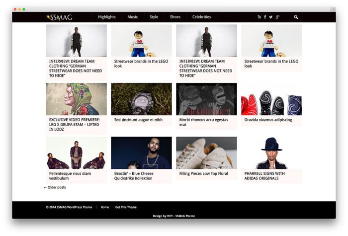 SSMAGE free wordpress theme