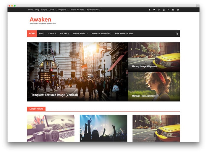 awaken free wordpress theme