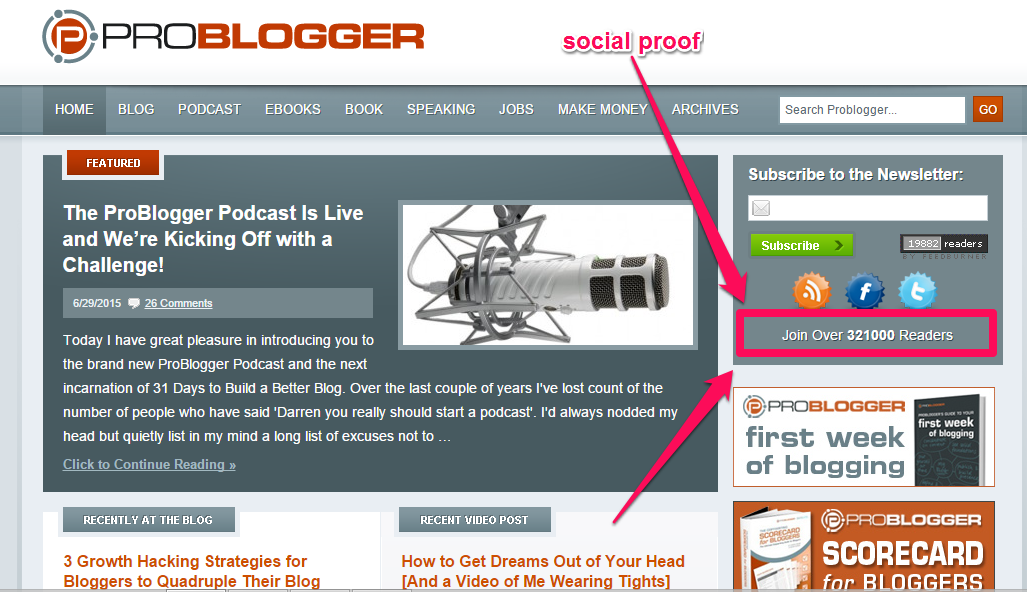 problogger CTA example