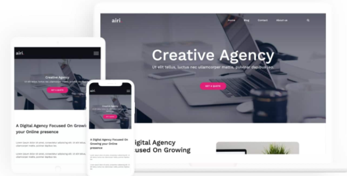 airi free wordpress theme 