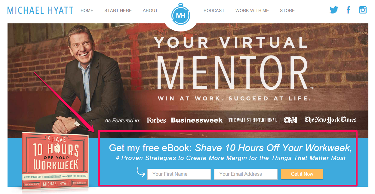 michael hyatt home page