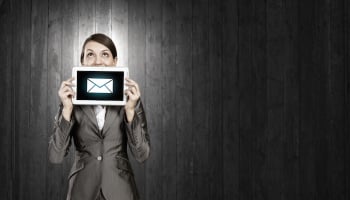 Woman with tablet
