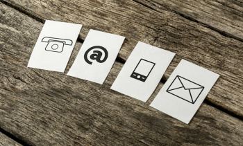 Contact and communication icons