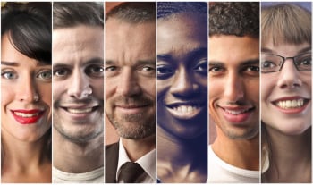 Multicultural smile