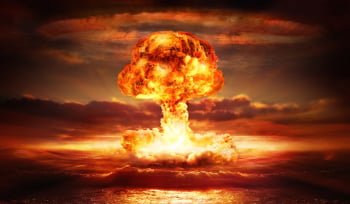 explosion nuclear bomb in ocean