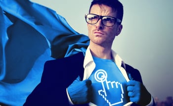 Start Strong Superhero Success Professional Empowerment Stock Concept
