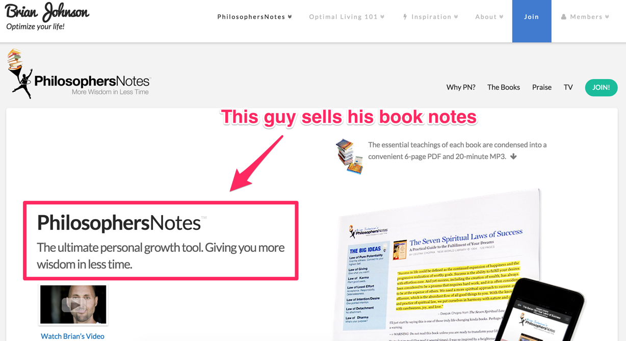 book notes affiliate marketeers 