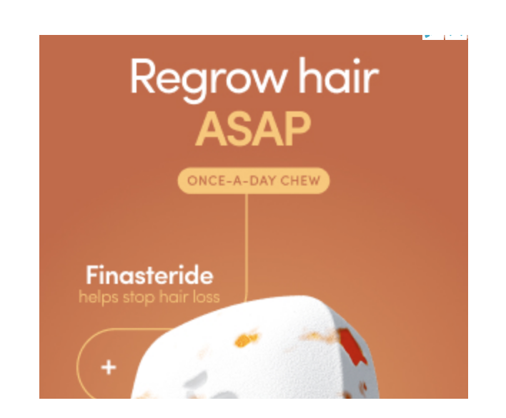 Hims add for hair regrowth.
