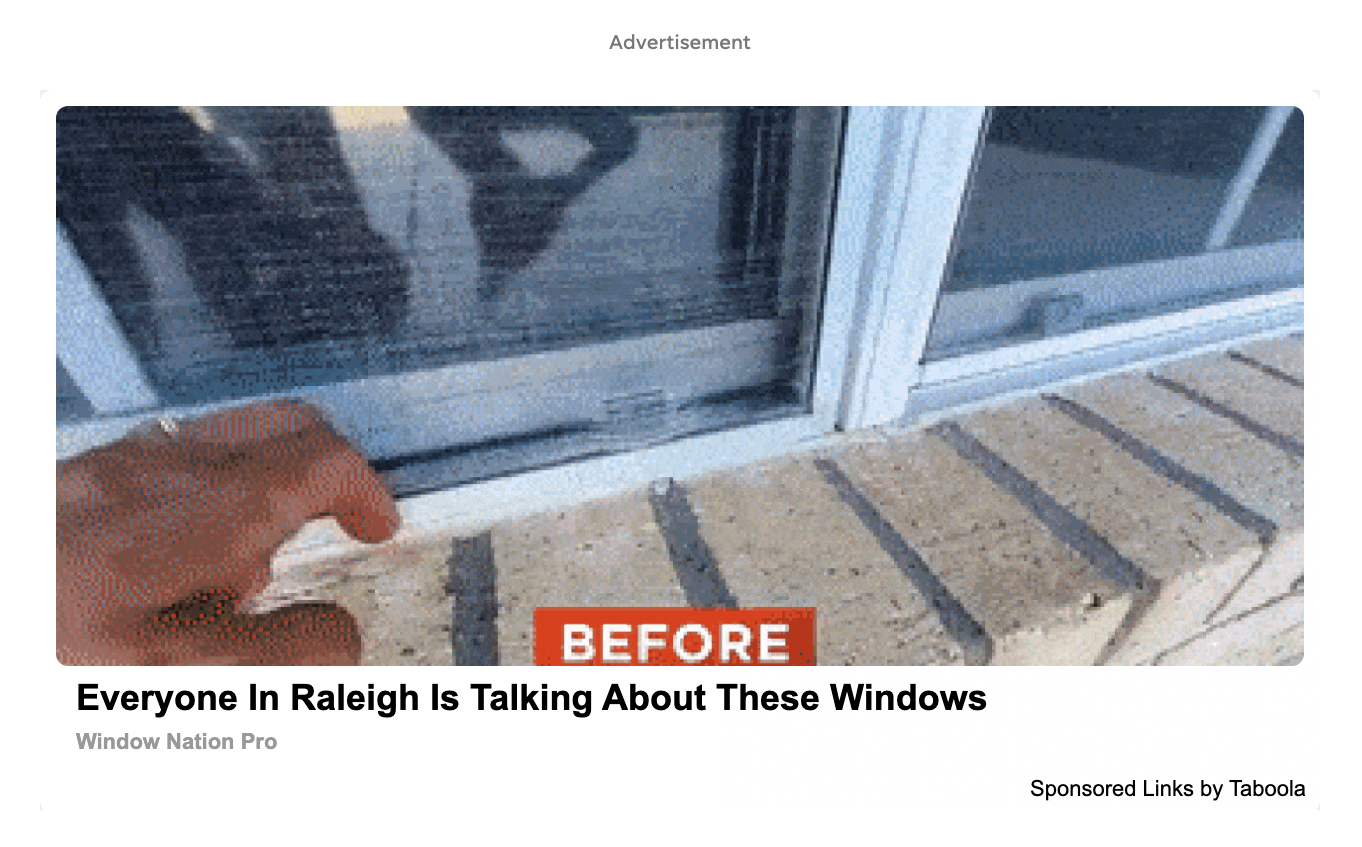 Window Nation Pro ad.