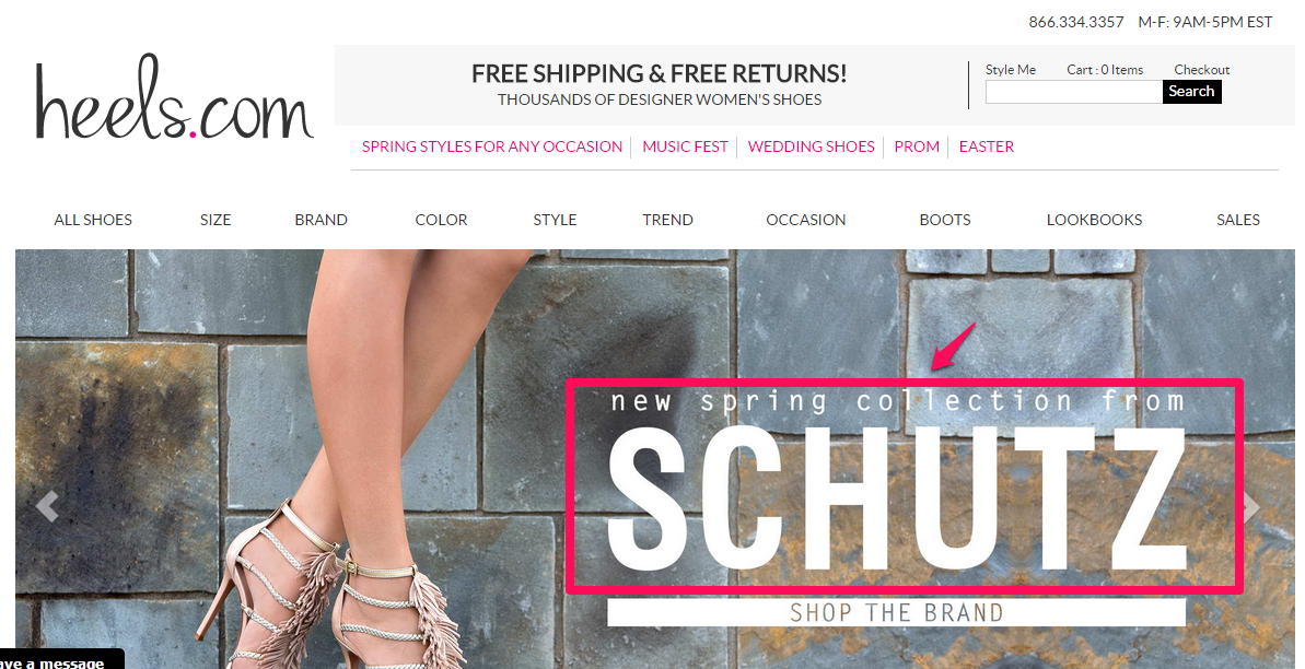 e-commerce heels