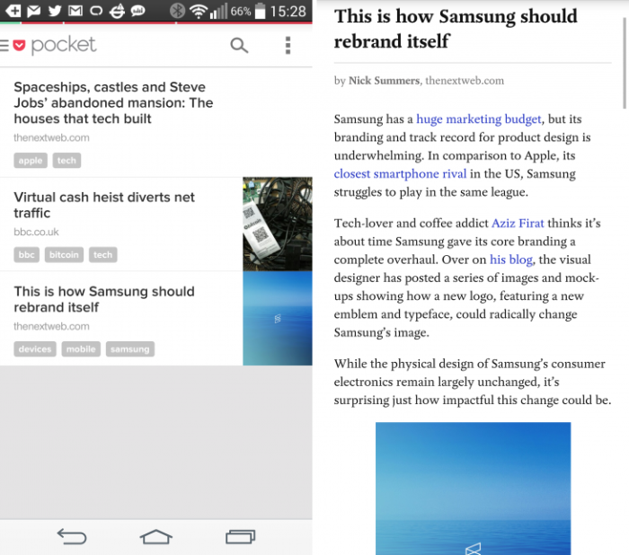 chrome extension pocket screenshot