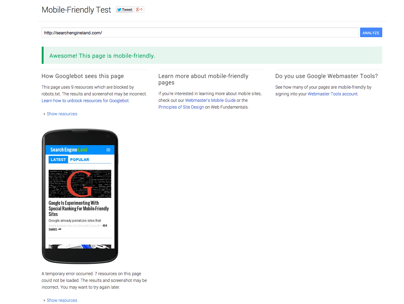 Тестирование мобильных устройств. Google’s mobile friendly Testing. Google mobile search.