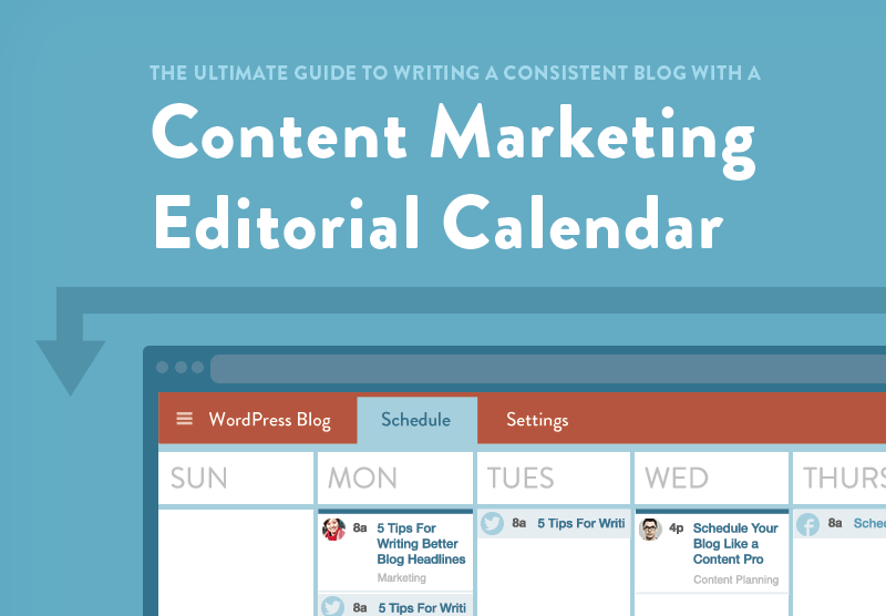 content marketing calendar